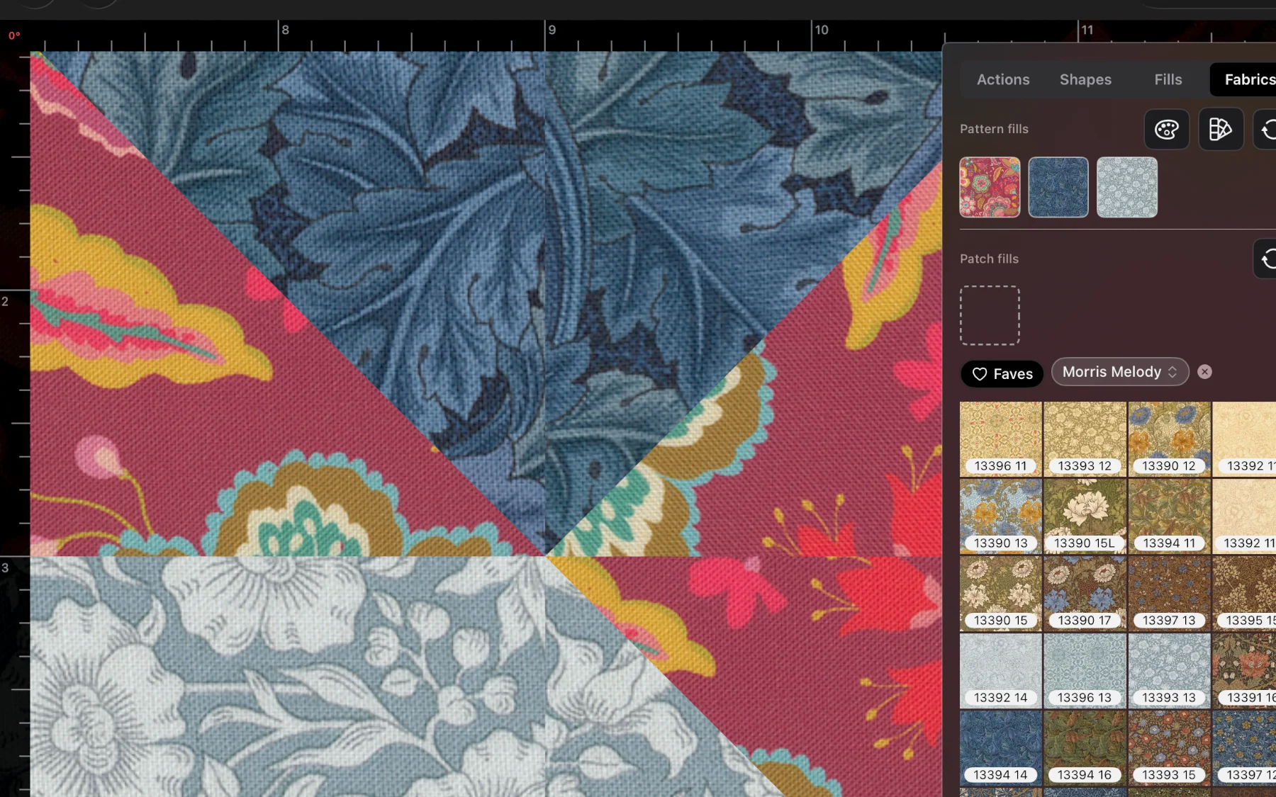 Hi-fidelity fabric pattern rendering